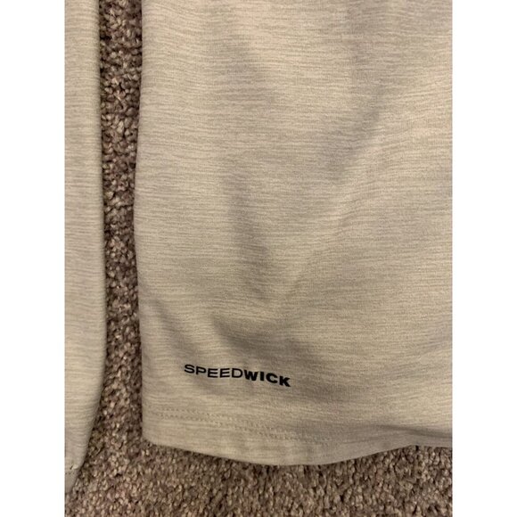 Reebok Mens Speedwick Jacket Size S Gray Full Zip Activewear Pockets Stretch GUC - Picture 7 of 11